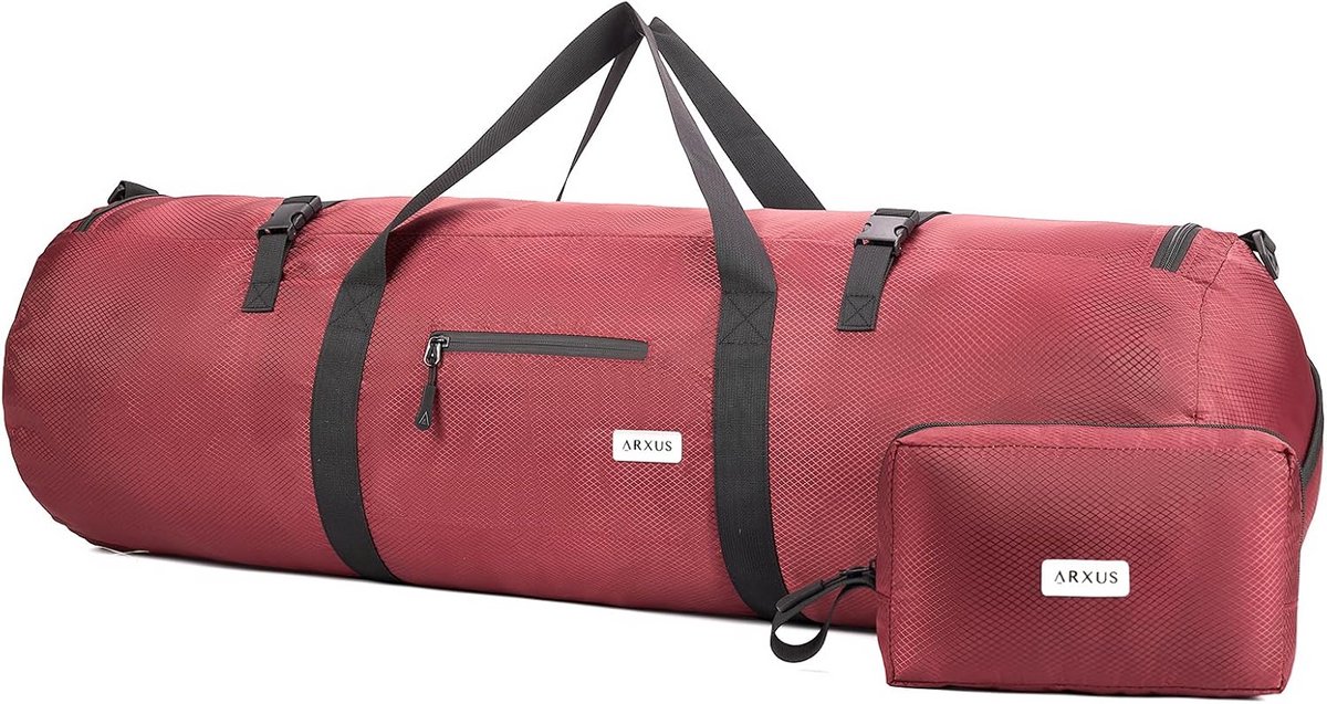 Grote Opvouwbare Sporttas 90L/50L/30L - Reistas Weekendtas met Schouderriem voor Reizen, Camping en Sport