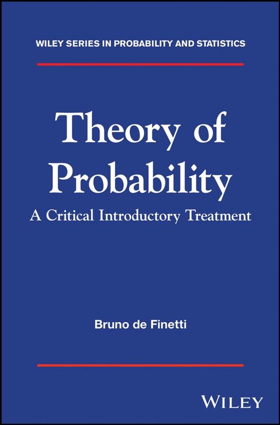 Wiley Series in Probability and Statistics 6 - Theory of Pro ... - cover