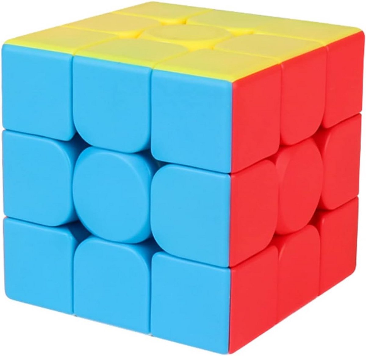3x3 Speed Cube zonder Stickers - Verstelbare Puzzel voor Beginners en Volwassenen