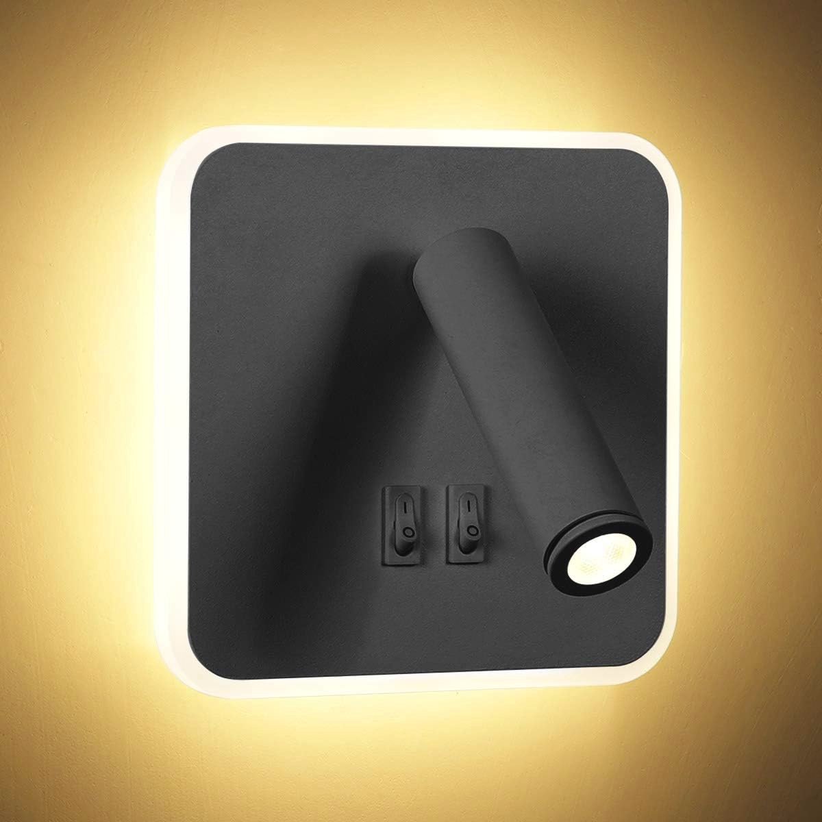 Moderne Draaibare Wandlamp met LED, 3W Leeslamp voor Binnen