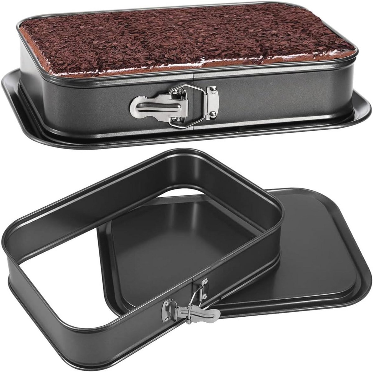 Rechthoekige Springvorm voor Taarten en Cakes - 35 x 24 cm