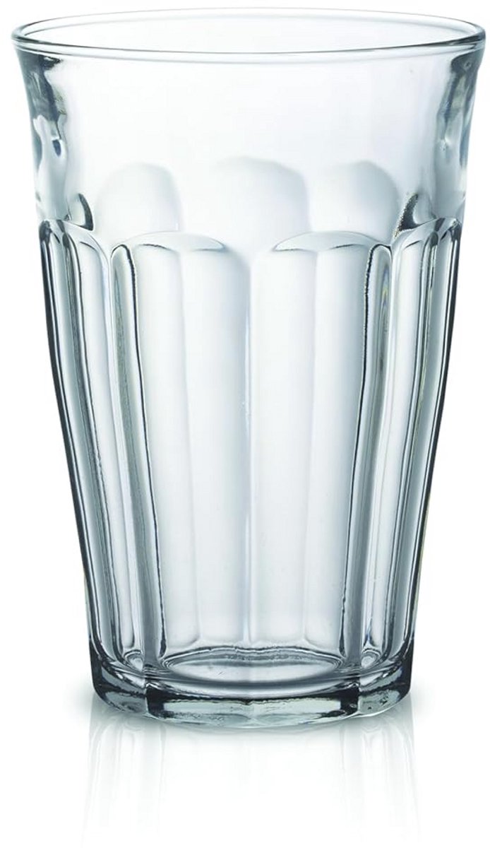 Hoogwaardige 360cc Glazen Set van 6 - Perfect voor Vaatwasser en Magnetron