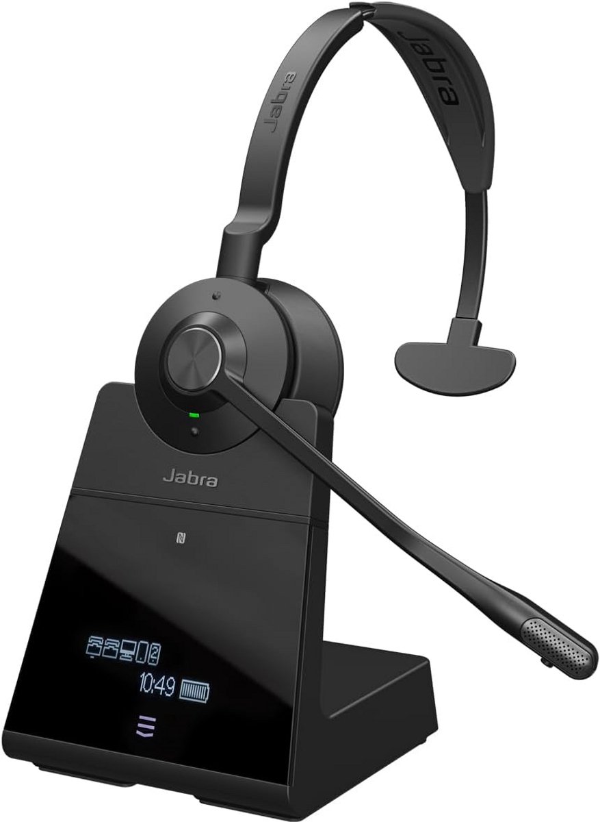 Professionele Draadloze Mono Headset met Hoofdband en Uitstekend Bereik
