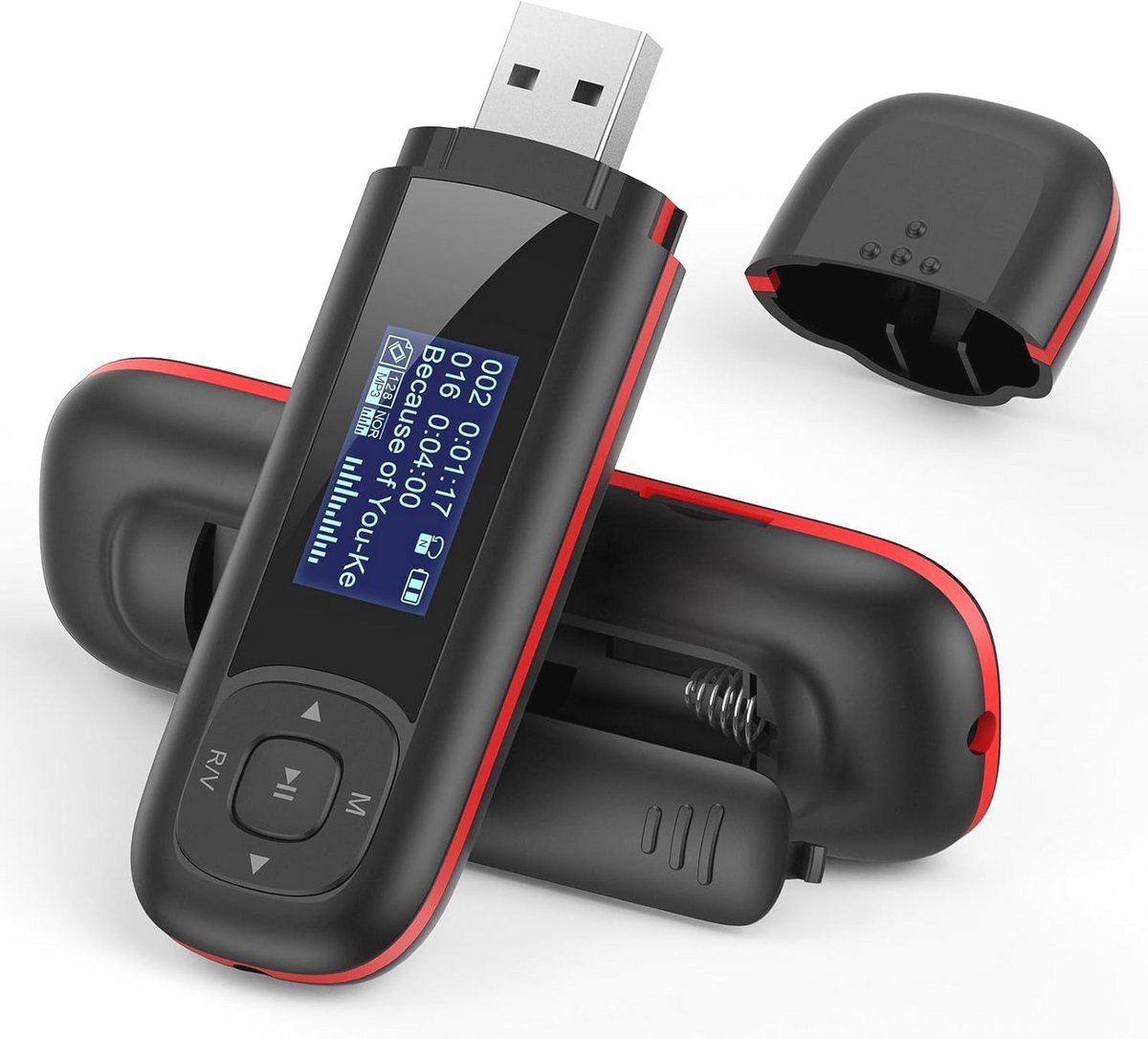 Draagbare 40GB USB MP3-Speler met LCD-Scherm en FM-Opnames