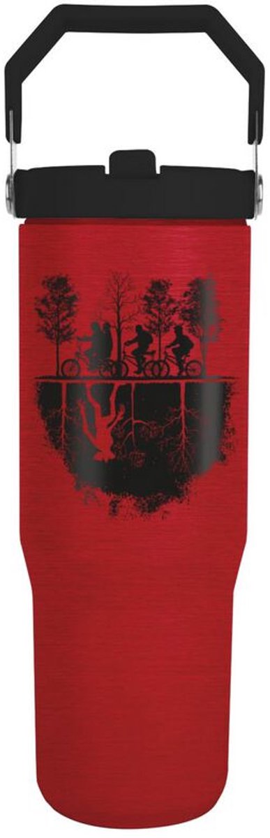 Stranger Things Upside Down - Drinkfles Unisex Drinkfles - rood/zwart - Standard