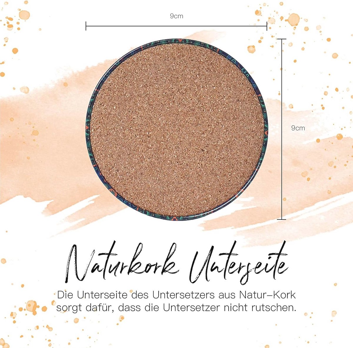 Decoratieve Onderzetters Set van 6 voor Glas, Kopjes en Vazen - Boho Design