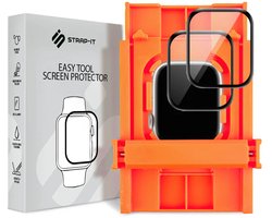 Strap-it 2-pack Screenprotector met Easy Tool screen protector display bescherming – geschikt voor Apple Watch Series 10 (46mm) & Apple Watch Series 11 (46mm)
