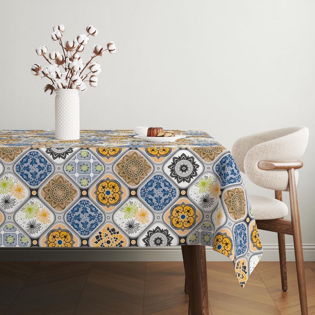 Waterdicht Tafelkleed Blauw Rechthoekig 250 x 140 cm Tafelzeil
