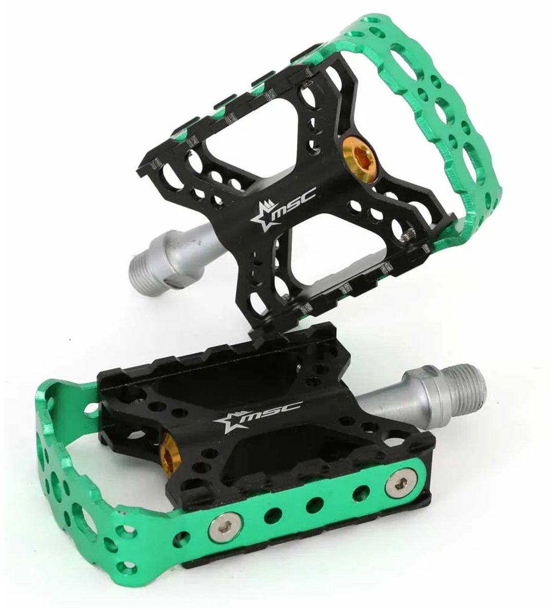 Msc Alu 6063t5 Crmo Pedalen Groen,Zwart