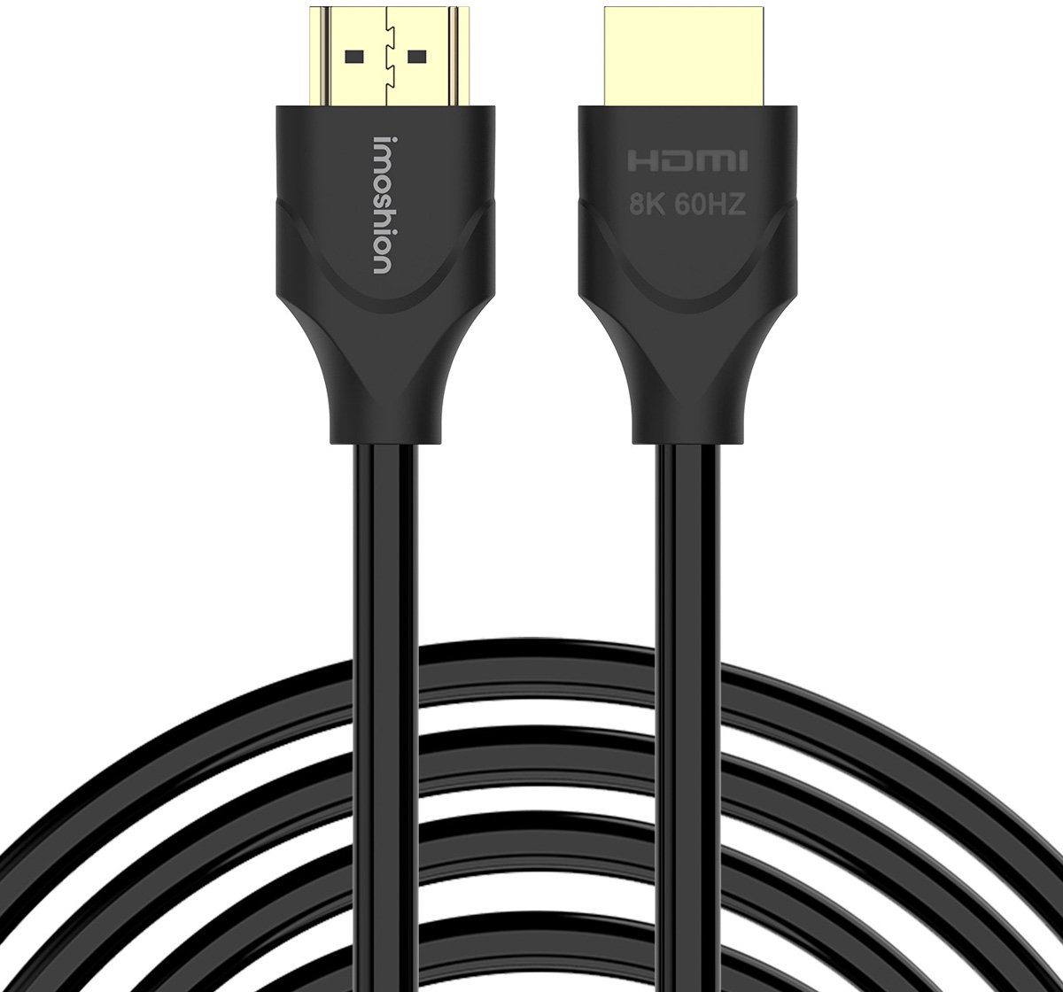 iMoshion HDMI naar HDMI Kabel - 5 meter - HDMI 2.1 Kabel - Ethernet - 8K Ultra HD High Speed - 8K (60Hz) / 4K (120Hz) - 48 Gbps - Zwart