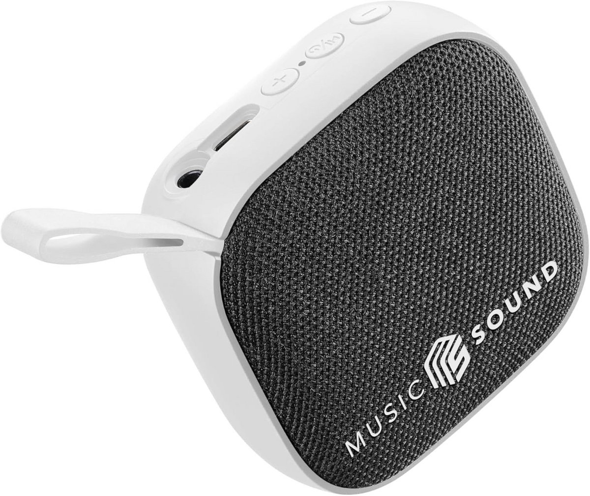 Compacte Mini Bluetooth Speaker met 4 Uur Speeltijd en Stoffen Afwerking