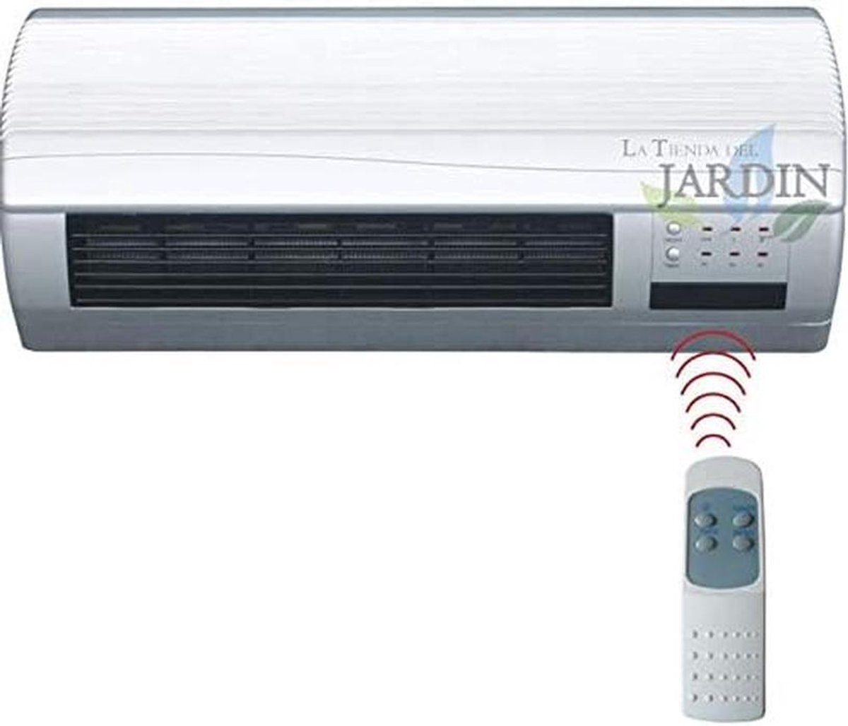 Krachtige Wandverwarming met Ventilator - 1000W t/m 2000W Instelbaar Vermogen