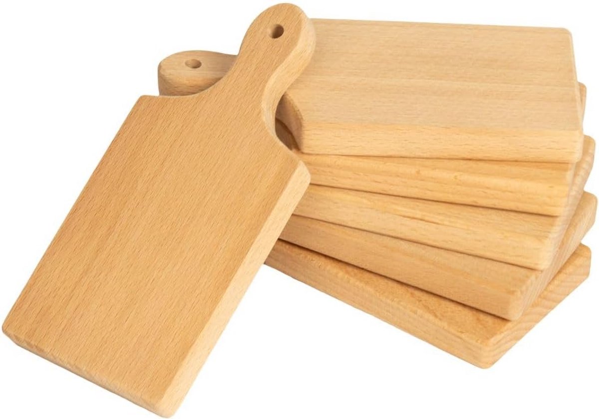 Houten Serveerplankjes Mini - Tapas Plankjes voor Borrelplankjes