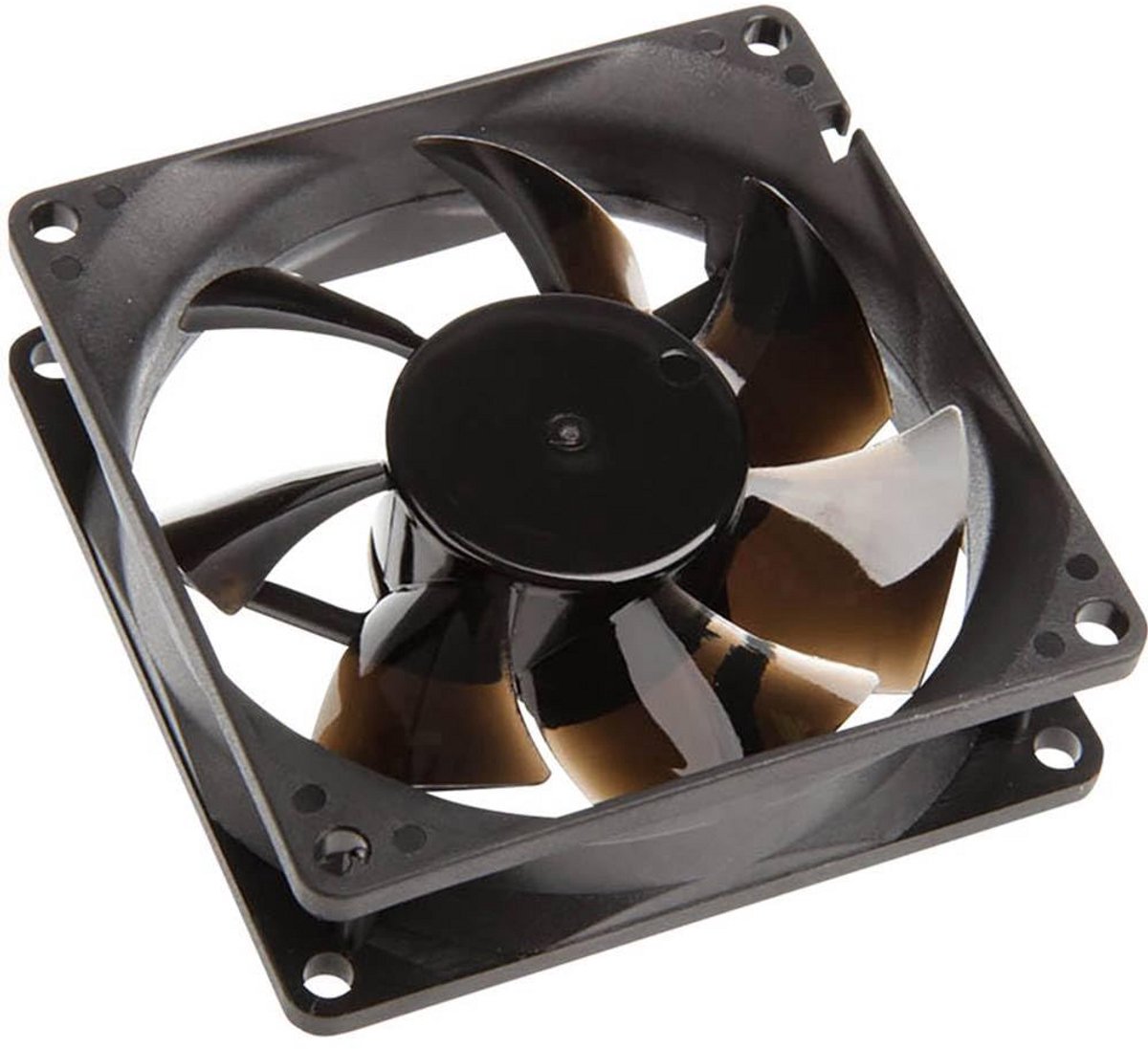 Stille PC Ventilator 80mm met Siliconen Frame voor Lage Geluidsproductie (15,4 dB)