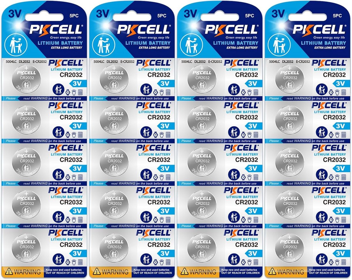 3V Lithium Knoopcel Batterij CR2032 - 210 mAh - Geschikt voor diverse apparaten