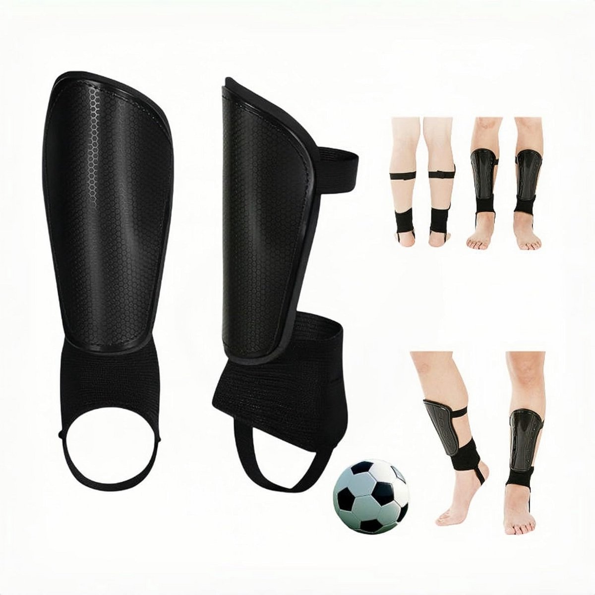 Kinderscheenbeschermers voor Voetbal - Stevige Bescherming en Comfort voor Jongens en Meisjes
