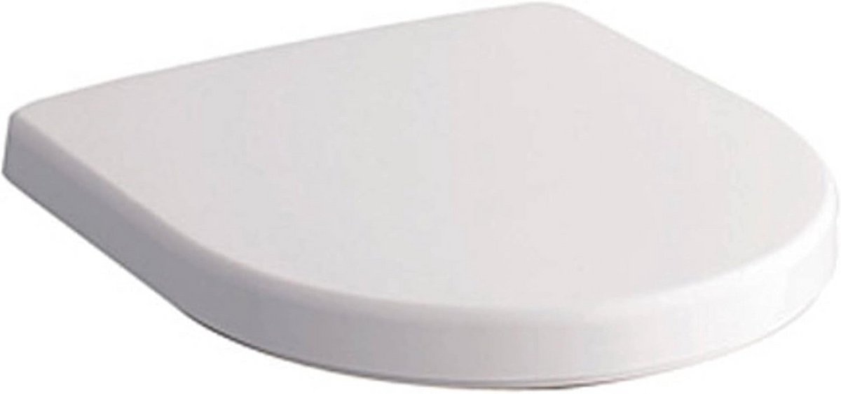 Toiletzitting met Automatische Dichting en Metalen Bevestiging Wit - Universeel Model