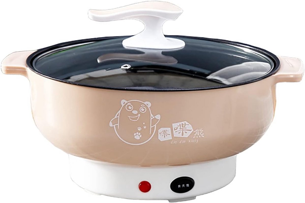 Multifunctionele Elektrische Kookpan met Antiaanbaklaag voor Warmhouden en Koken