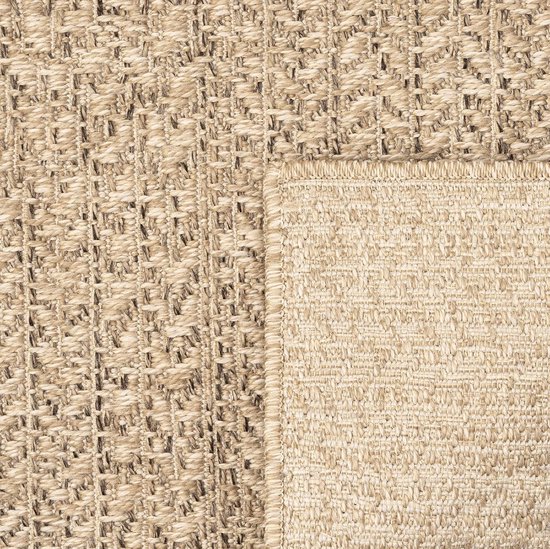 Weerbestendig Binnen en Buiten Tapijt in Jute-look voor Terras en Tuin (60x180 cm) — afbeelding 2