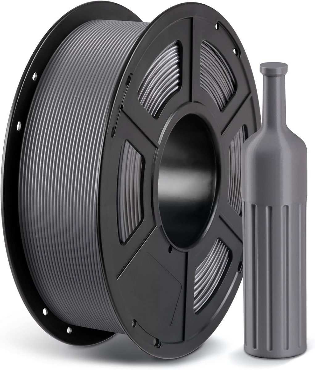 PETG Filament 1.75mm Grijs 1KG voor 3D Printer - Hoge Kwaliteit Printmateriaal