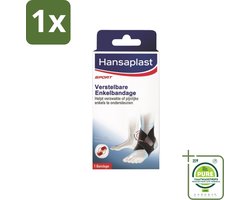 1 x Hansaplast - Sport Enkel Bandage - Enkelsteun - Enkel Brace - Verstelbaar - Zwart - Enkelbandage - Enkel Steun - Enkel Brace - Sportblessure - Enkelverstuiking