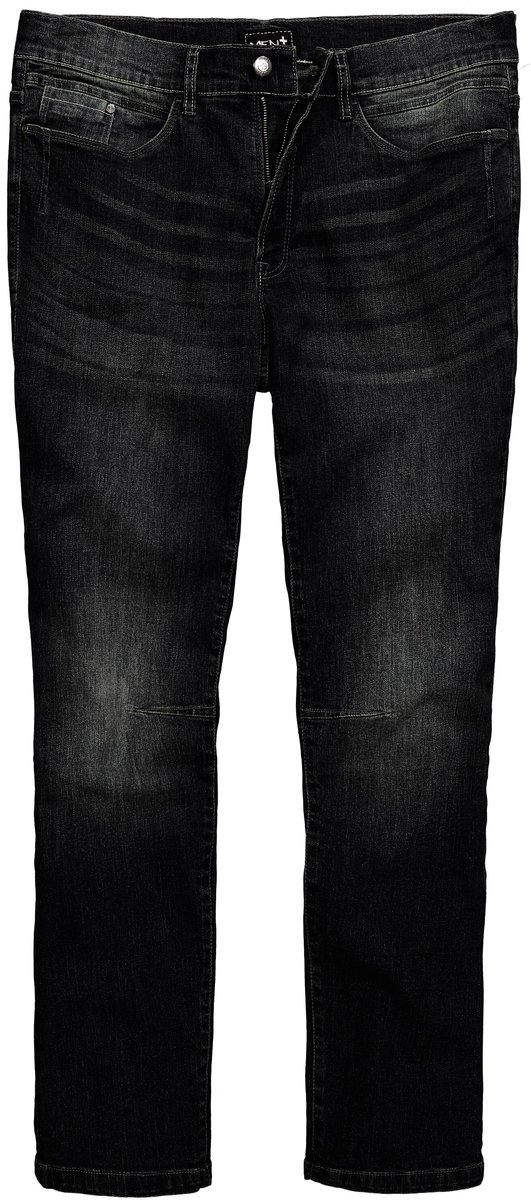 Men Plus - Heren - Jeans denim Straight Fit 5-pocket - Zwart - Maat 35
