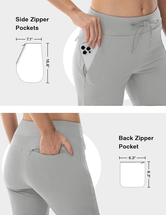 Lichte, Sneldrogende Joggingbroek met Hoge Taille voor Dames — afbeelding 3