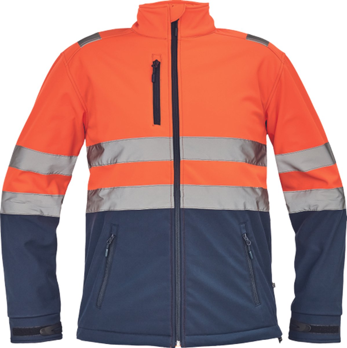 Cerva GRANADA high-vis SOFTSH.jas 03010592 HV Marineblauw