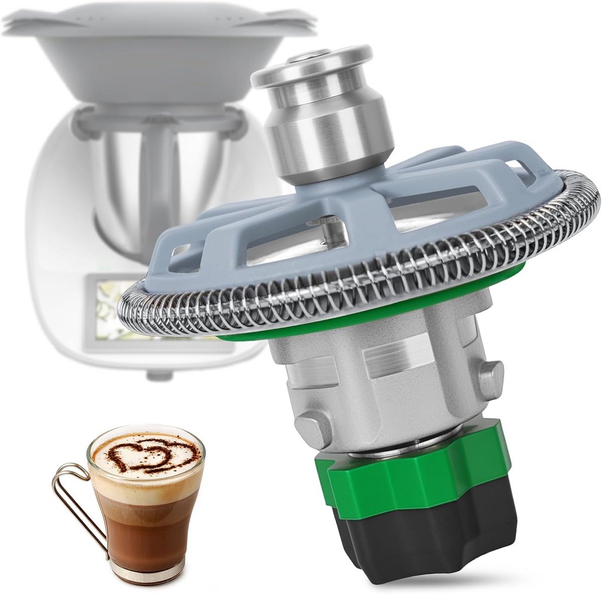 RVS Melkopschuim Accessoire Geschikt voor Kookrobot TM5 TM6