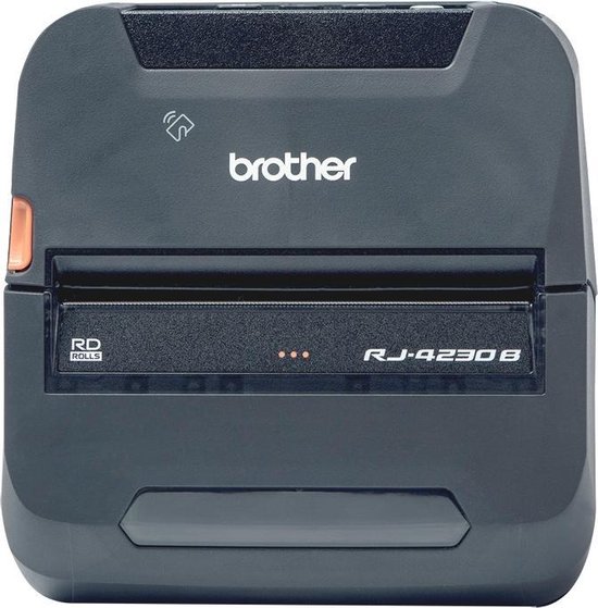 Foto: Brother rj 4230b pos printer direct thermisch mobiele printer 203 x 203 dpi bedraad en draadloos