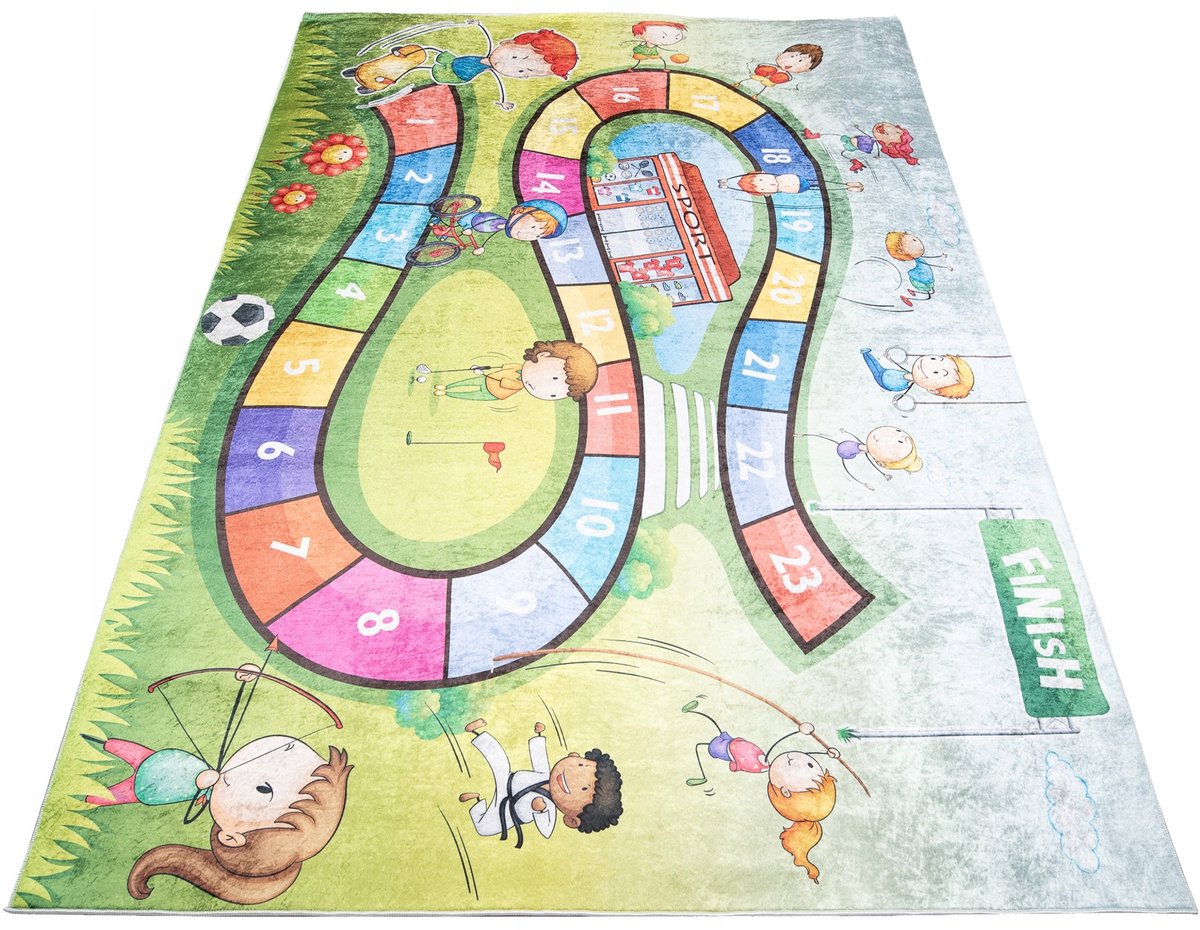 EMMA Kinderkleed Sport & Spel 120x170 cm - Wasbaar & Antislip