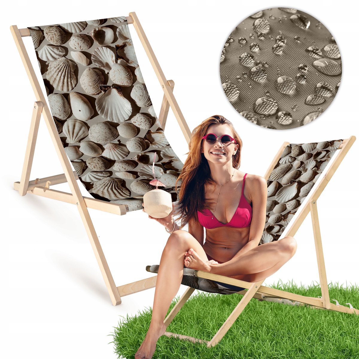 Houten Ligstoel Strand Tuin - Comfortabel en Duurzaam