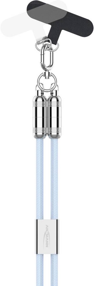 Ansmann 1700-0194 USB-kabel 1.2 m Blauw