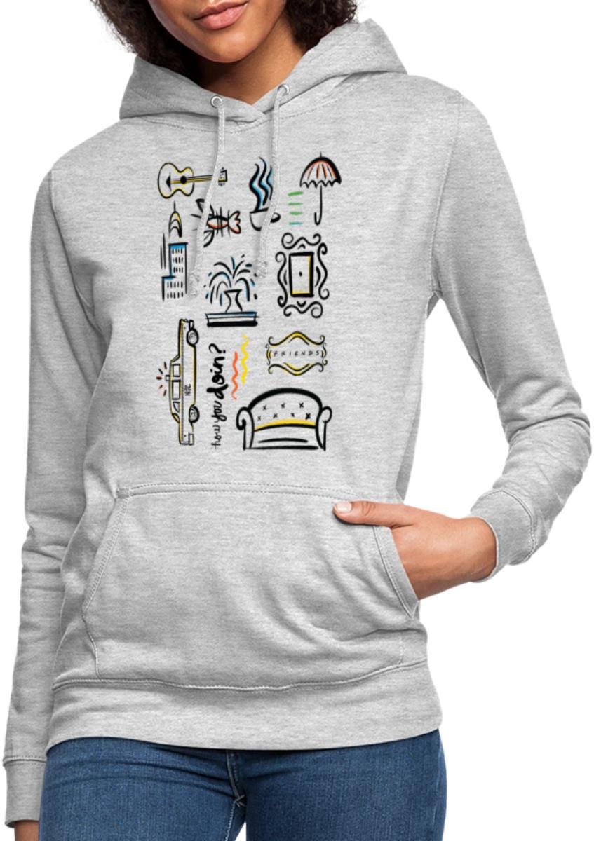 Friends Symbolen Hoodie Dames