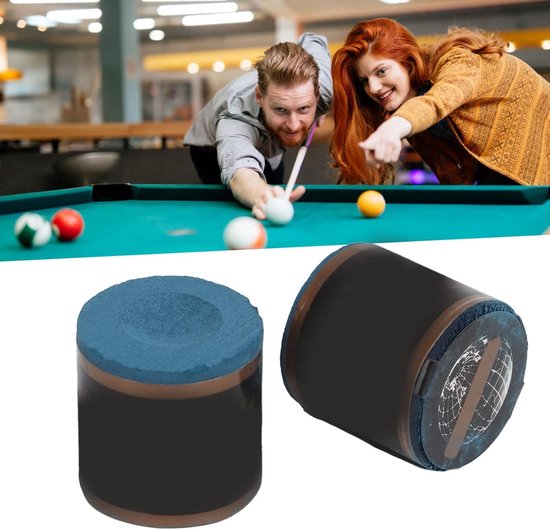 2 pcs Home Billiard Chalk Cylinder met Sterke Hechting - Cue Chalk van Merkloos — afbeelding 2