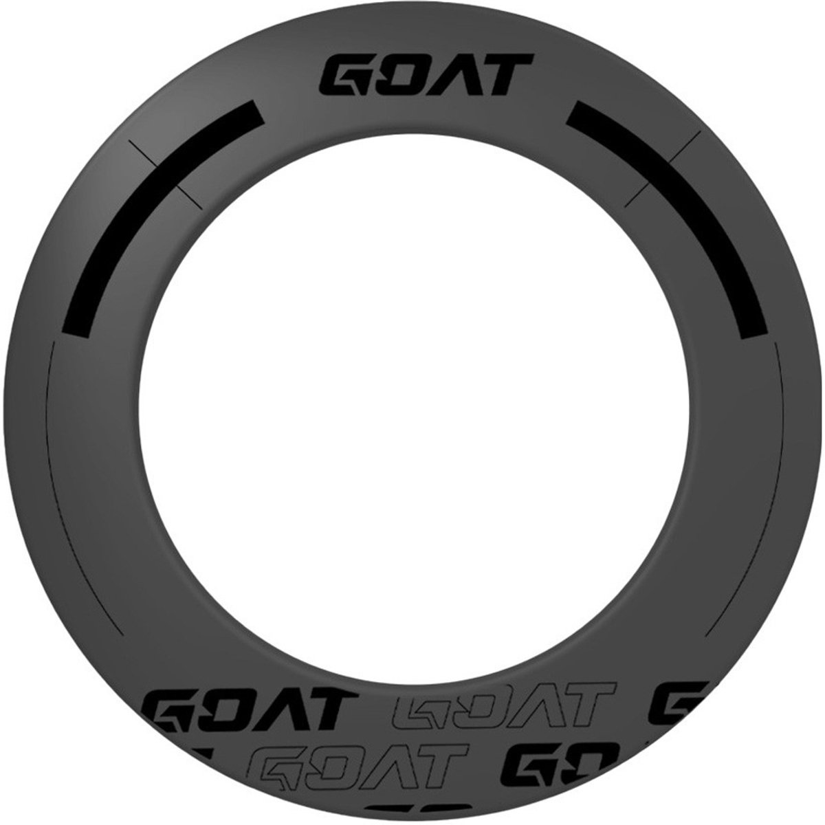 GOAT - Defender 3 Dart Surround Antraciet 1 Stuk - Officiële Dartbord Grootte