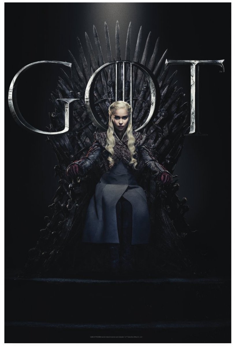 Game Of Thrones Daenerys Targaryen GOT Poster 20x30 cm