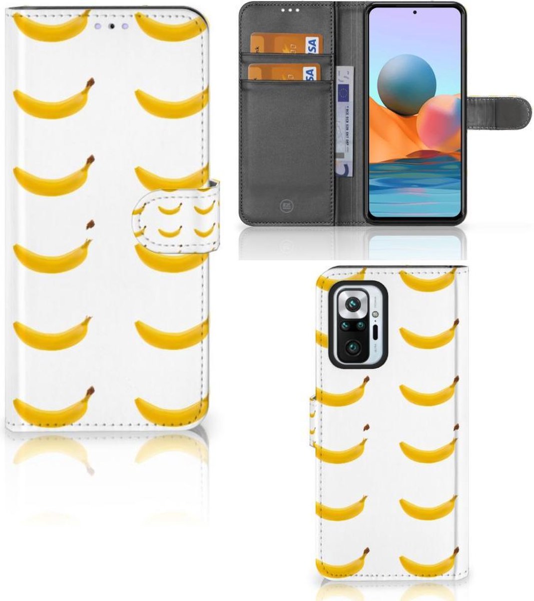 Xiaomi Redmi Note 10 Pro Book Cover Banana