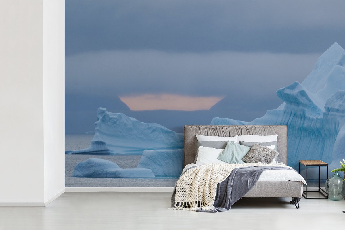 Behang - Fotobehang Ijsberg Noordpool - Breedte 450 cm x hoogte 300 cm