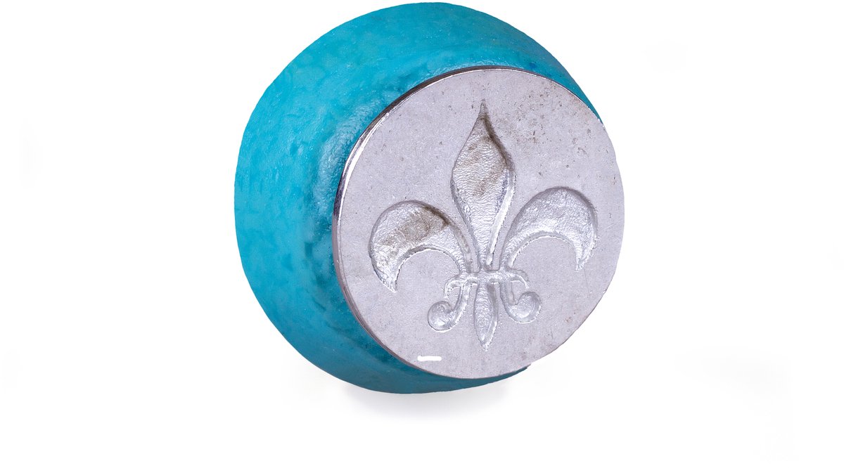 Lakzegel, Franse Lelie, Ø37mm