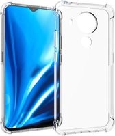 Shop4 - Nokia 3.4 Hoesje - Zachte Back Case Drop Proof Transparant