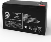 AJC Battery Brand Replacement for Werker WKA12-7.5F1 12V 7Ah Lood zuur Accu - Dit is een AJC® Vervangings Accu
