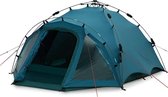 Tente de camping 3 personnes - 2 portes d'entrée - Tente escamotable avec Quick-Up-System