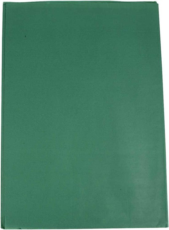 Tissuepapier Groen 50x70cm. 14 gr - 25 vel