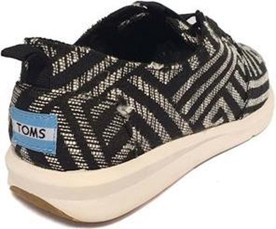 Baskets Toms Viaje 10004799 Noir White Culturel Tissé Taille 42,5