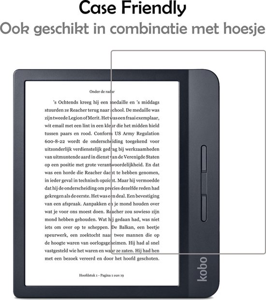 Screenprotector - Geschikt voor - Kobo Libra H2O - Screenprotector Bescherm Glas Gehard Screen Protector - 2 Stuks van EasyAcc — afbeelding 5