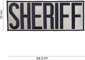 Embleem Sheriff groot stof