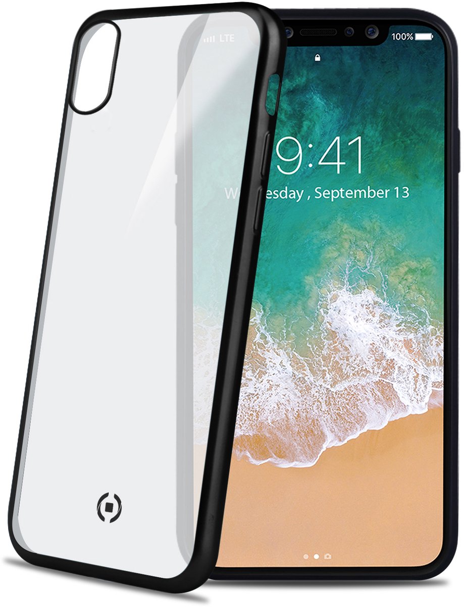 Celly Beschermhoes Laser Matt Iphone X/xs Zwart