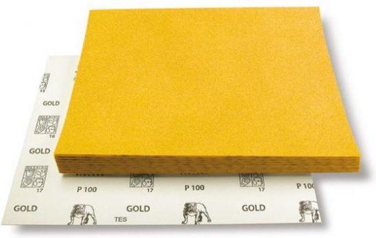 MIRKA Gold 230x280mm handvellen / 10 stuks * KLEINVERPAKKING * P60