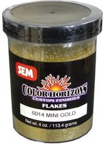 SEM Color Horizons Custom Finish Metal Flakes (Glitters) 06014 MINI GOLD